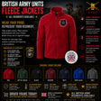 British Army Regiments Outdoor Fleece Jacket - Choose your Logo