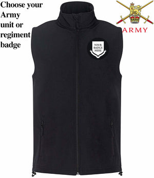 British Army Units Pro Two Layer Soft Shell Gilet