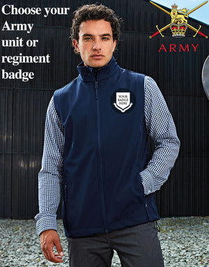 British Army Units Pro Two Layer Soft Shell Gilet