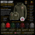 British Army Units Regimental Hoodie Multi Logo Options