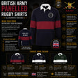 British Army Units Panelled Rugby Shirt