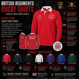 British Regiments Long Sleeve Rugby Shirt - Build Your Own Shirt