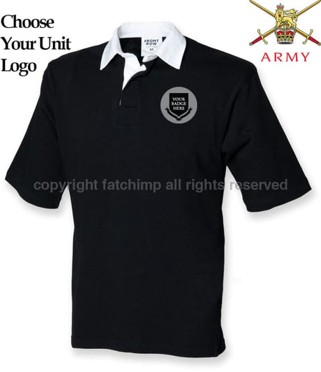British Army Units Short Sleeve Rugby Shirt