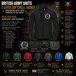 British Army Regiments Units Embroidered Softshell Jacket
