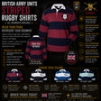 British Army Units Striped Rugby Shirt