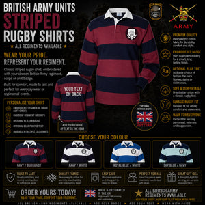 British Army Units Striped Rugby Shirt