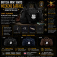 British Army Units Vintage Canvas Satchel