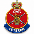 British Army Veteran Embroidered Badge