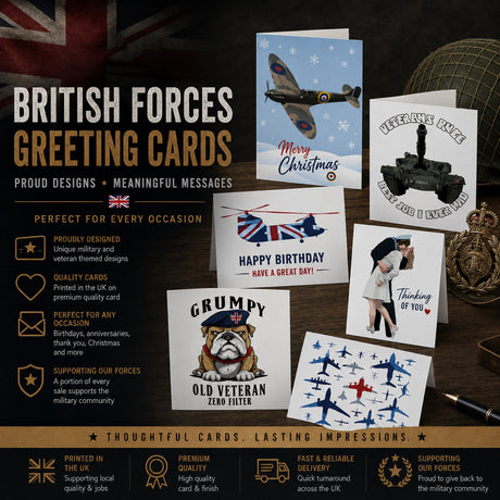 military greetings cards