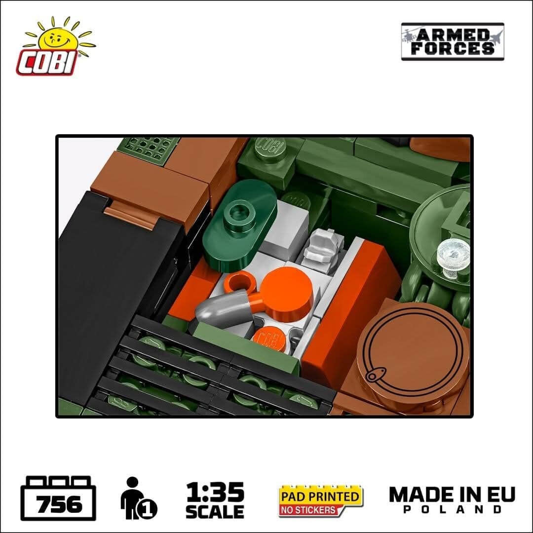 BWP-1 infantry fighting vehicle brick model - COBI 2630 - 756 bricks 