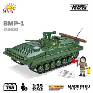 BWP-1 infantry fighting vehicle brick model - COBI 2631 - 758 bricks