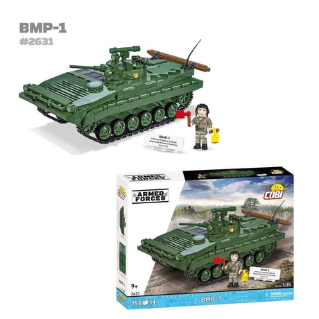BWP-1 infantry fighting vehicle brick model - COBI 2631 - 758 bricks