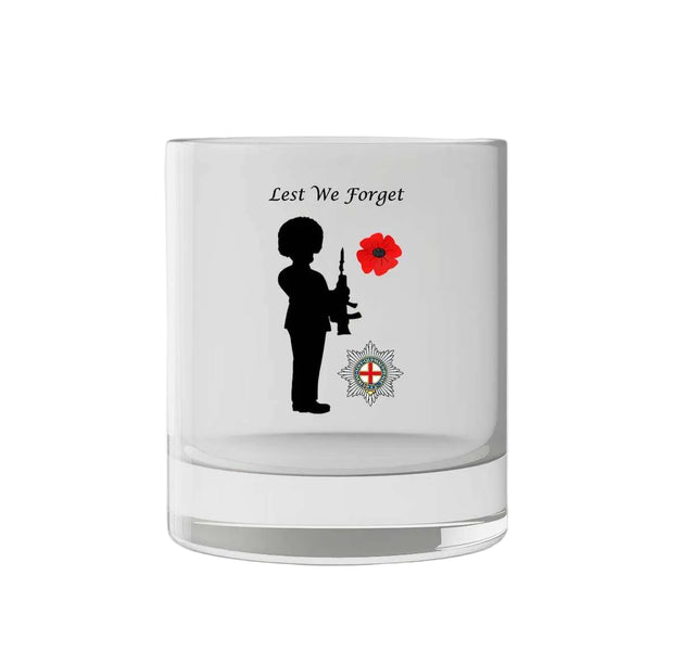Lest We Forget - Coldstream Guards - Whiskey/Spirit Glass