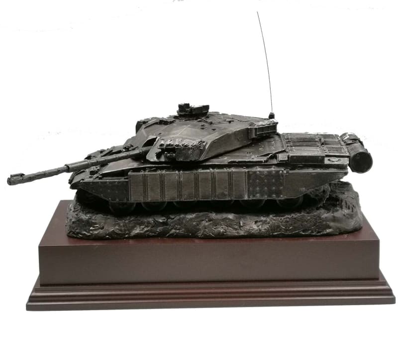 CHALLENGER 1 Gulf War Chobham Armoured Cold Cast Bronze Tank