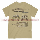 Challenger 2 British Tank Printed T-Shirt