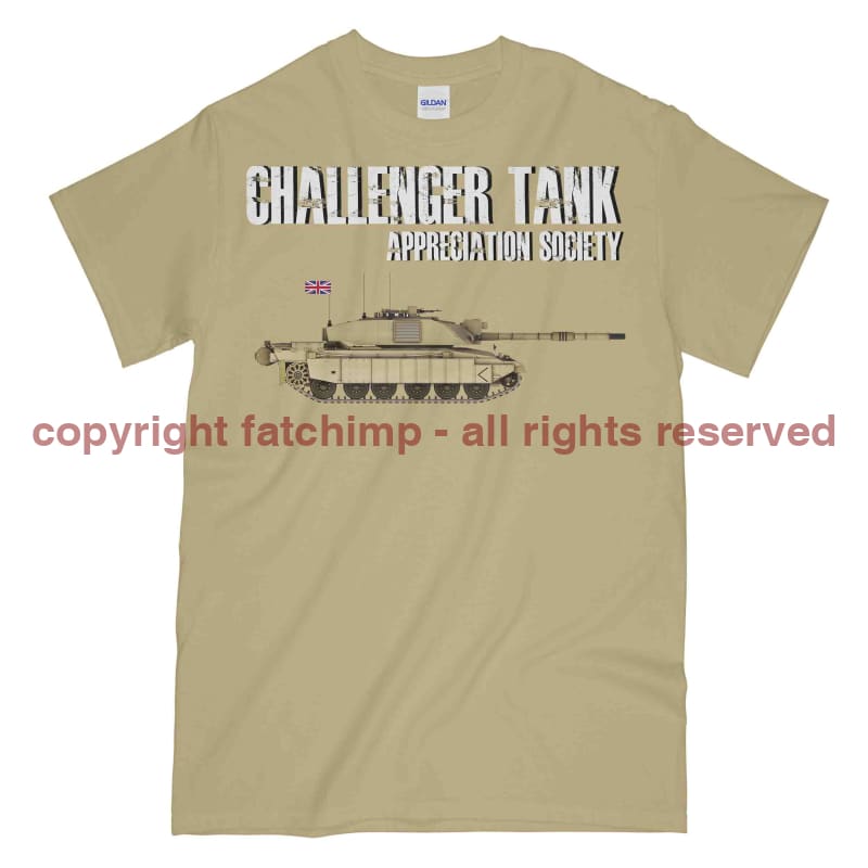 Challenger Tank Appreciation Society Printed T-Shirt