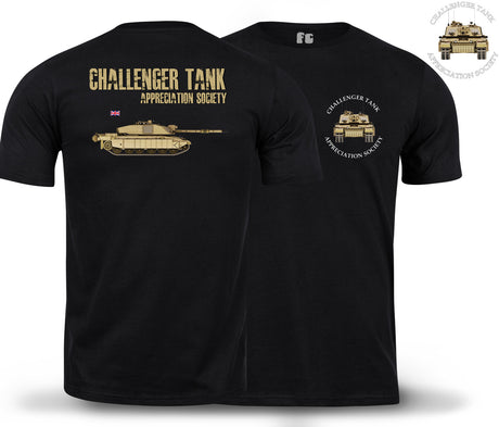 Challenger Tank Appreciation Society Double Print T-Shirt