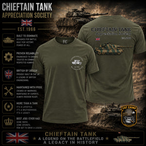 Chieftain Tank Best Job I Ever Had Double Side Printed T-Shirt