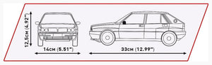 COBI Executive Edition Lancia Delta HF Intg. Evo brick car model - COBI 24356 - 2294 bricks