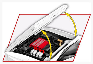 COBI Executive Edition Lancia Delta HF Intg. Evo brick car model - COBI 24356 - 2294 bricks