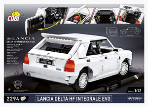 COBI Executive Edition Lancia Delta HF Intg. Evo brick car model - COBI 24356 - 2294 bricks