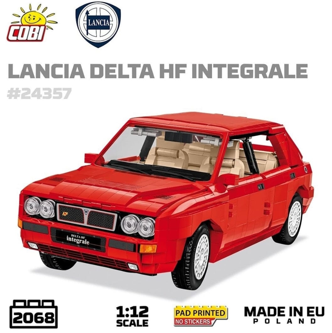 COBI Lancia Delta HF Intg. brick model car - COBI 24357 - 2068 bricks