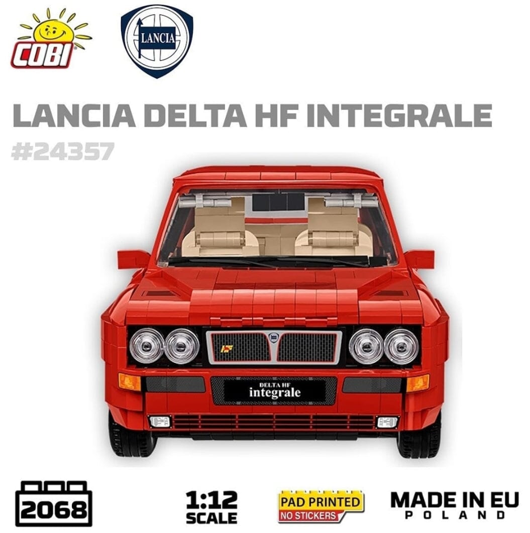 COBI Lancia Delta HF Intg. brick model car - COBI 24357 - 2068 bricks