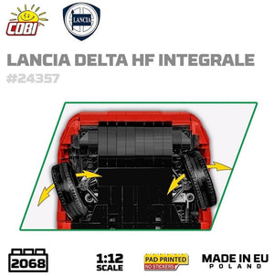 COBI Lancia Delta HF Intg. brick model car - COBI 24357 - 2068 bricks