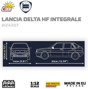 COBI Lancia Delta HF Intg. brick model car - COBI 24357 - 2068 bricks