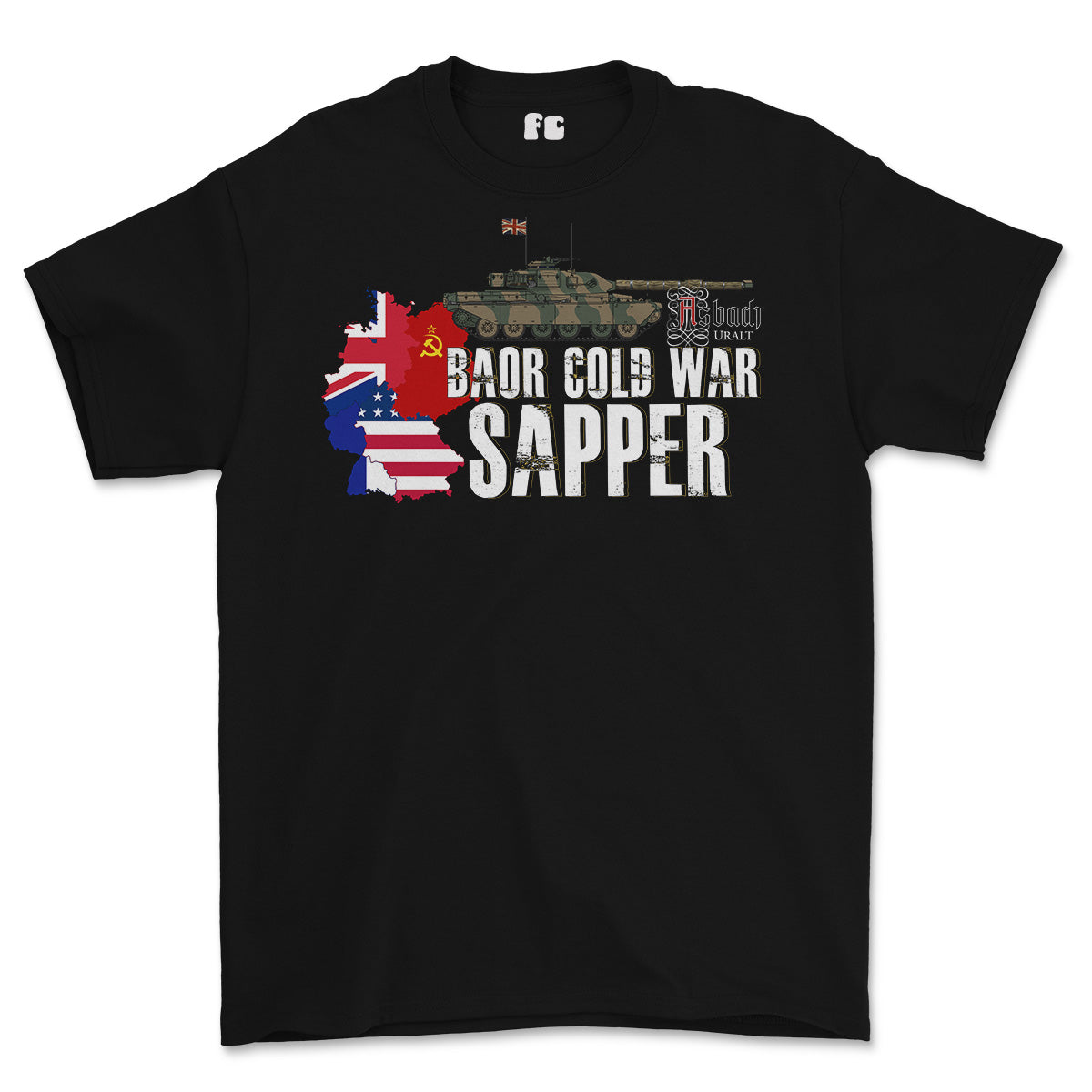 BAOR Asbach Cold War Sapper Printed T-Shirt