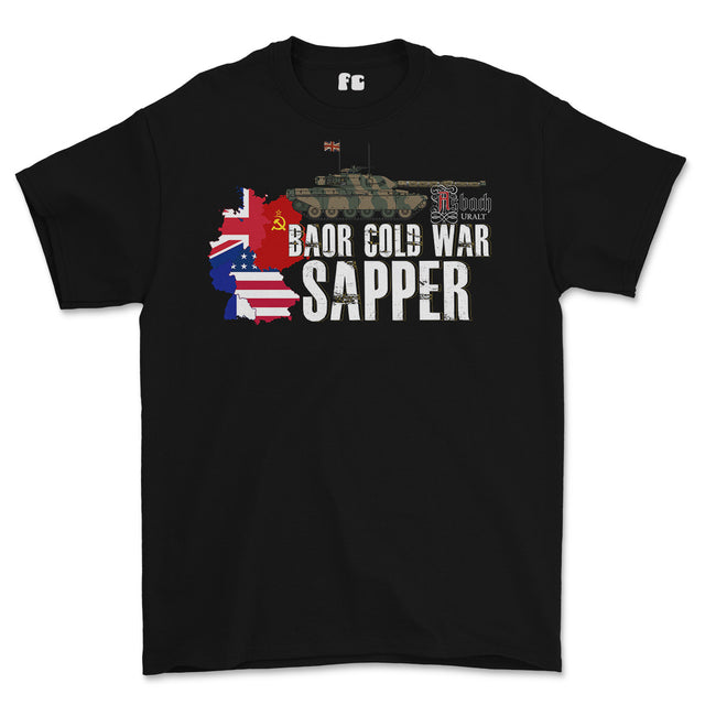 BAOR Asbach Cold War Sapper Printed T-Shirt