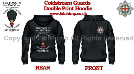 Coldstream Guards Buttons In Two's Double Side Printed Hoodie