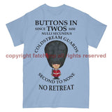 Coldstream Guards Buttons In Two's Military Printed T-Shirt