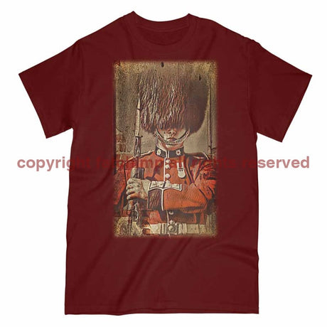 Coldstream Guards Guardsman Art Printed T-Shirt