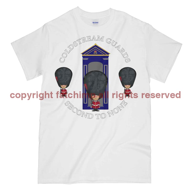 Coldstream Guards on Sentry Military Printed T-Shirt