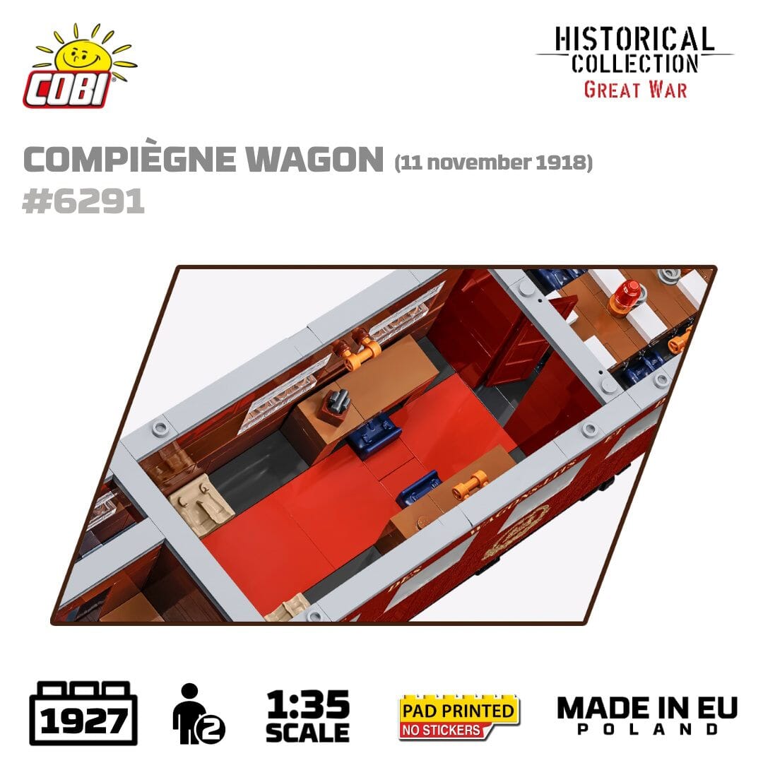 Compiegne wagon brick model 1918