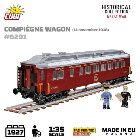 Compiegne wagon brick model 1918