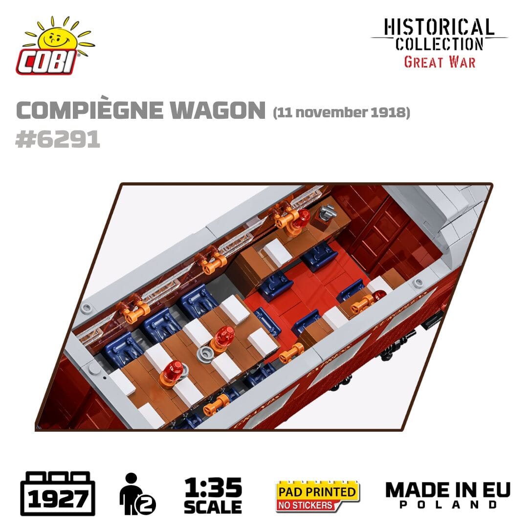 Compiegne wagon brick model 1918
