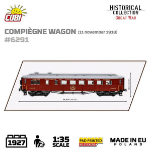 Compiegne wagon brick model 1918