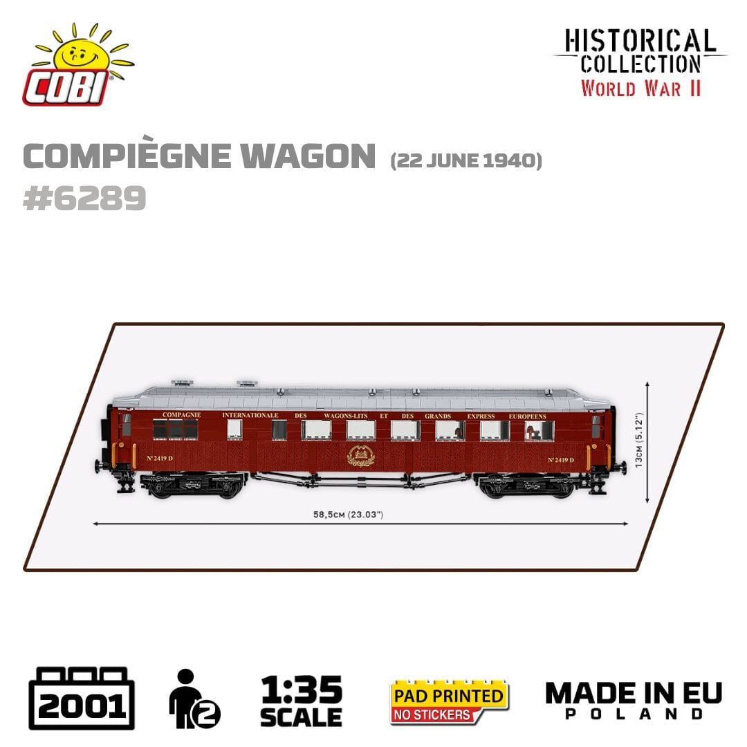 Compiegne wagon brick model 1940 