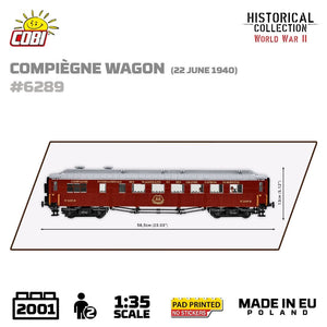 Compiegne wagon brick model 1940 