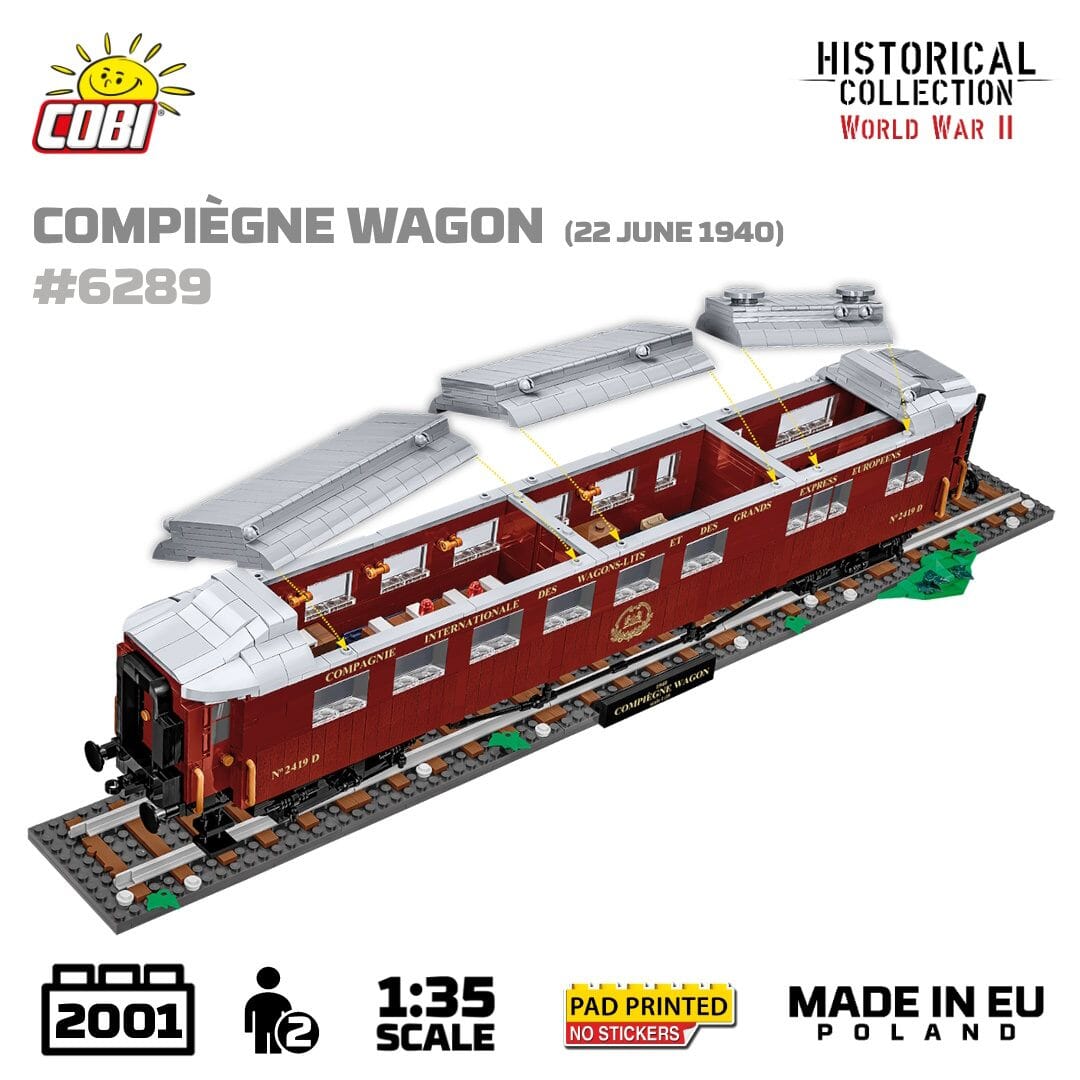 Compiegne wagon brick model 1940 