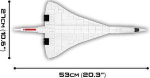 Concorde brick plane model - COBI 1917 - 455 bricks