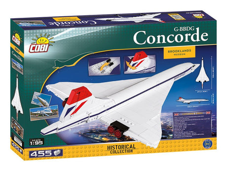 Concorde brick plane model - COBI 1917 - 455 bricks