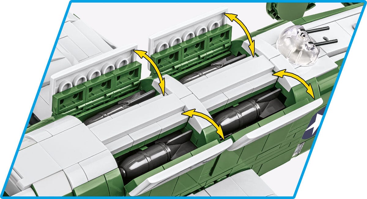 Consolidated B-24 D Liberator brick plane model - COBI 5739 - 1445 bricks