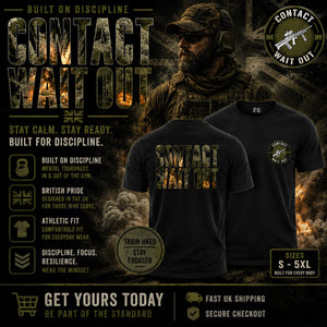 Contact Wait Out Double Print T-Shirt