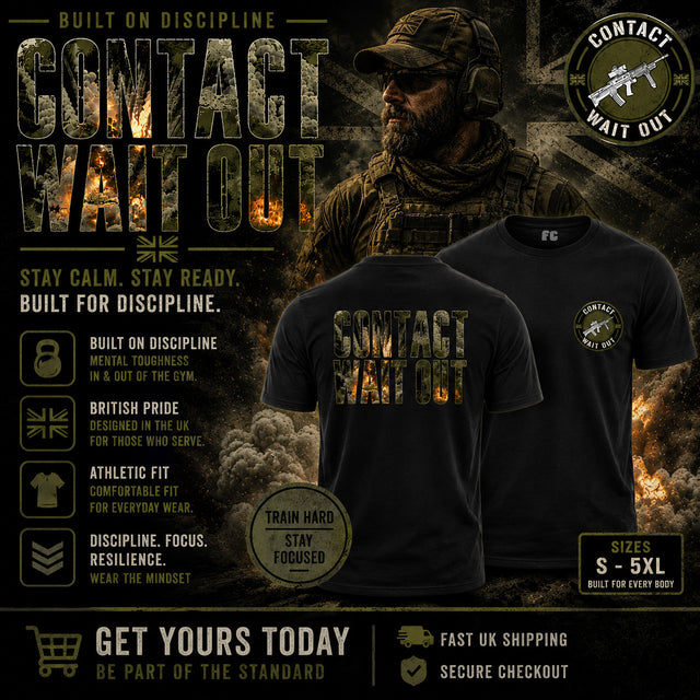 Contact Wait Out Double Print T-Shirt