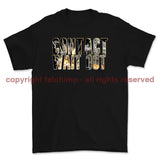 Contact Wait Out Military Printed T-Shirt