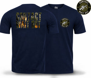 Contact Wait Out Double Print T-Shirt