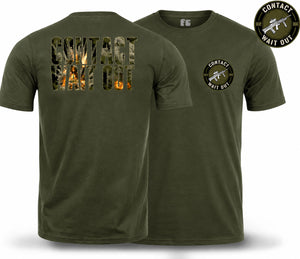 Contact Wait Out Double Print T-Shirt